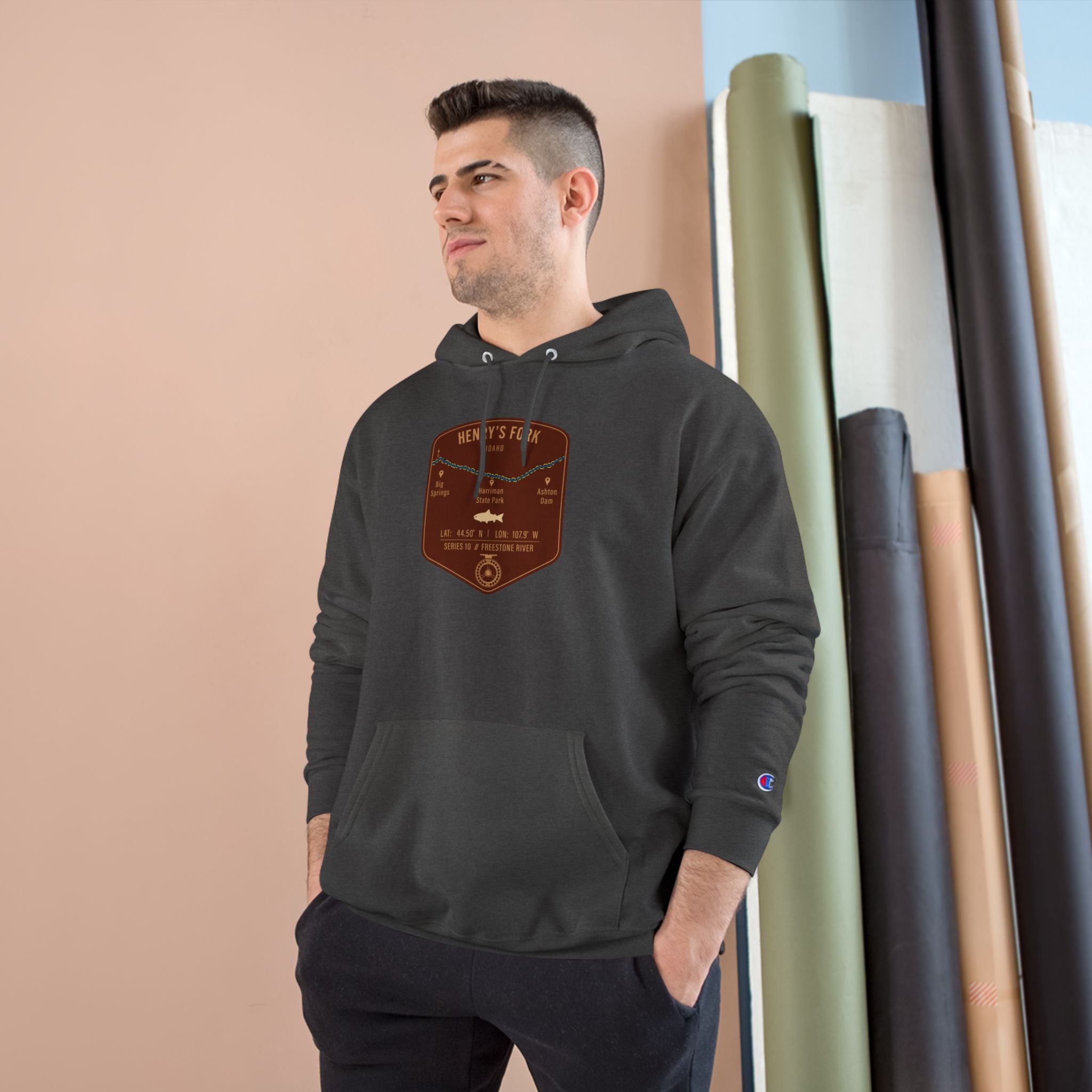 Henry's Fork Patch Graphic Hoodie | Outdoor Adventure