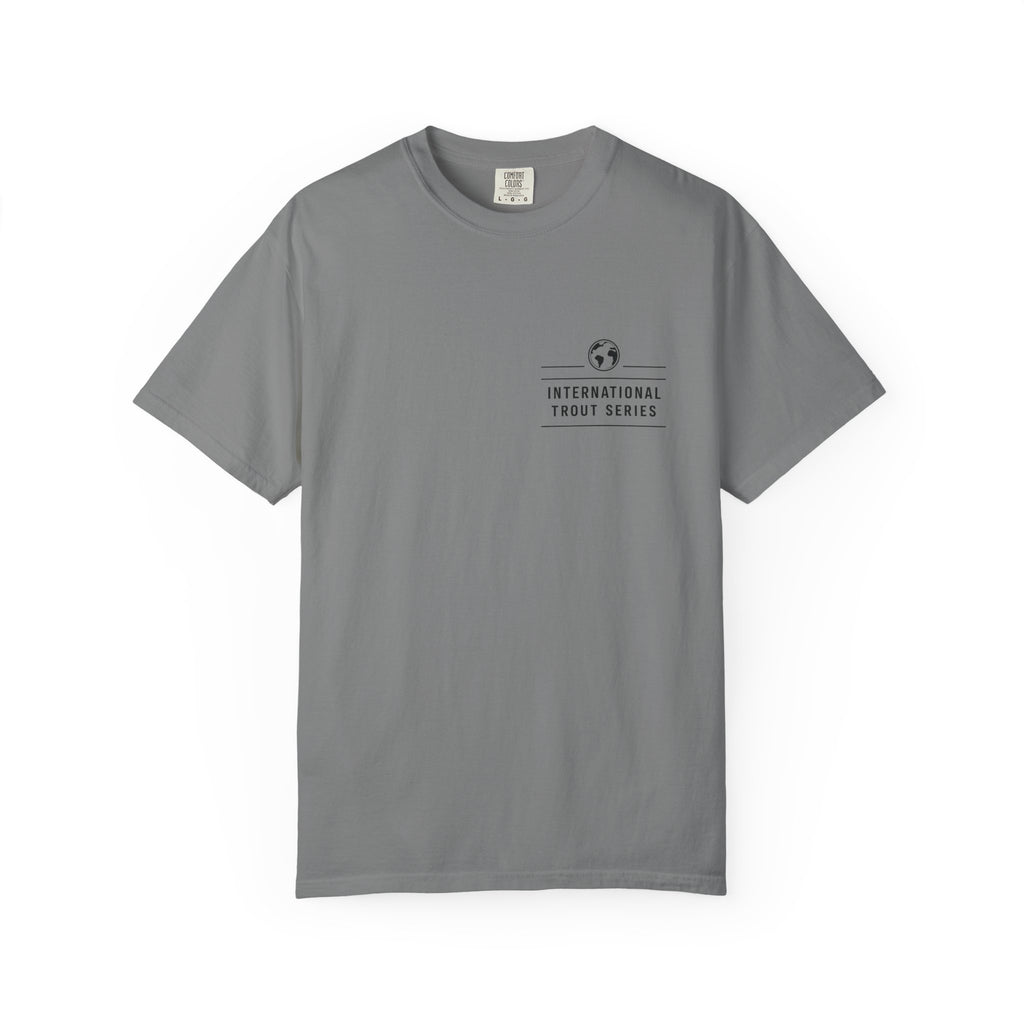 Limay River Argentina Fly Fishing T-Shirt - Patagonia Trout Series Vintage Graphic Tee - Premium Gift for Anglers and Adventure Travelers
