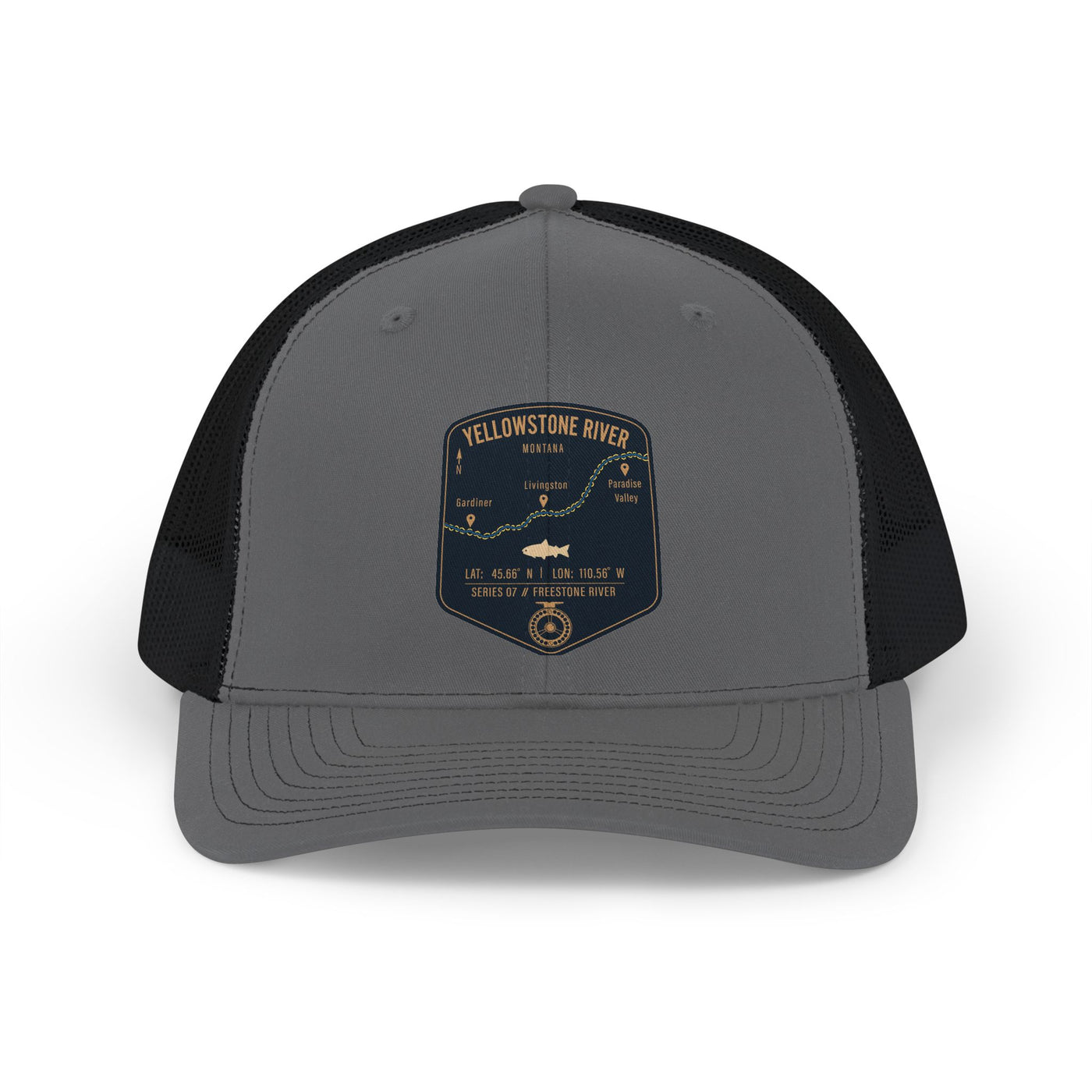Yellowstone Fishing Map Trucker Hat | Richardson 112