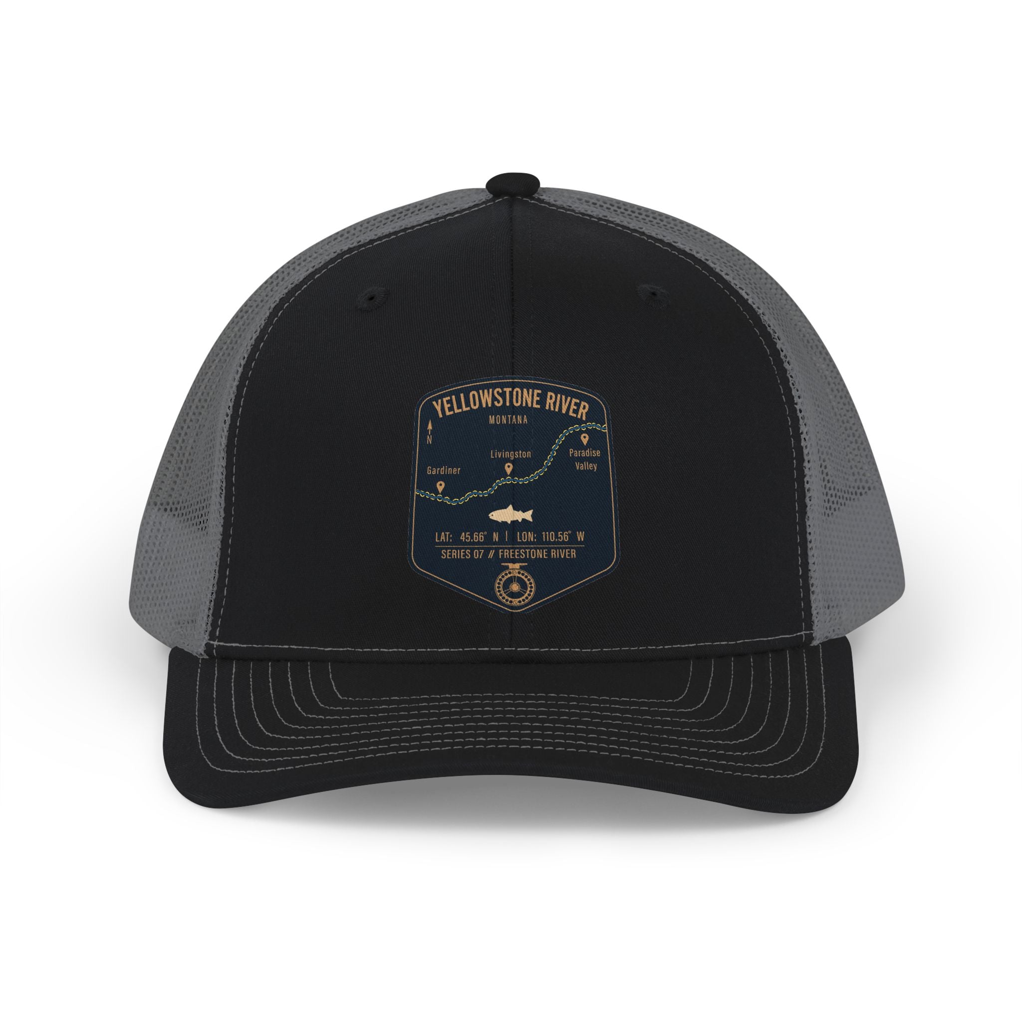 Yellowstone Fishing Map Trucker Hat | Richardson 112