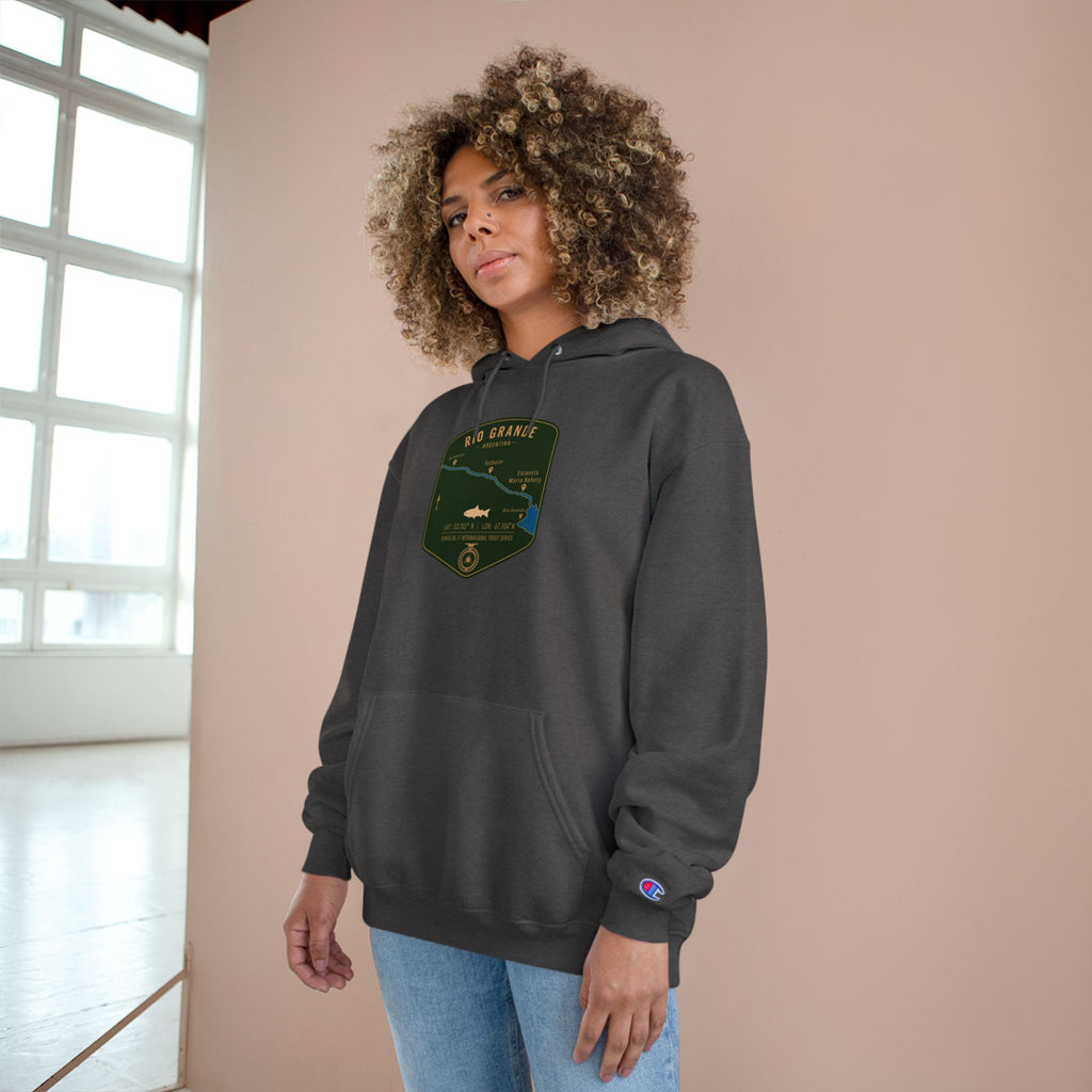 Global Series - Rio Grande River Argentina Patch Graphic Hoodie | Outdoor Adventure