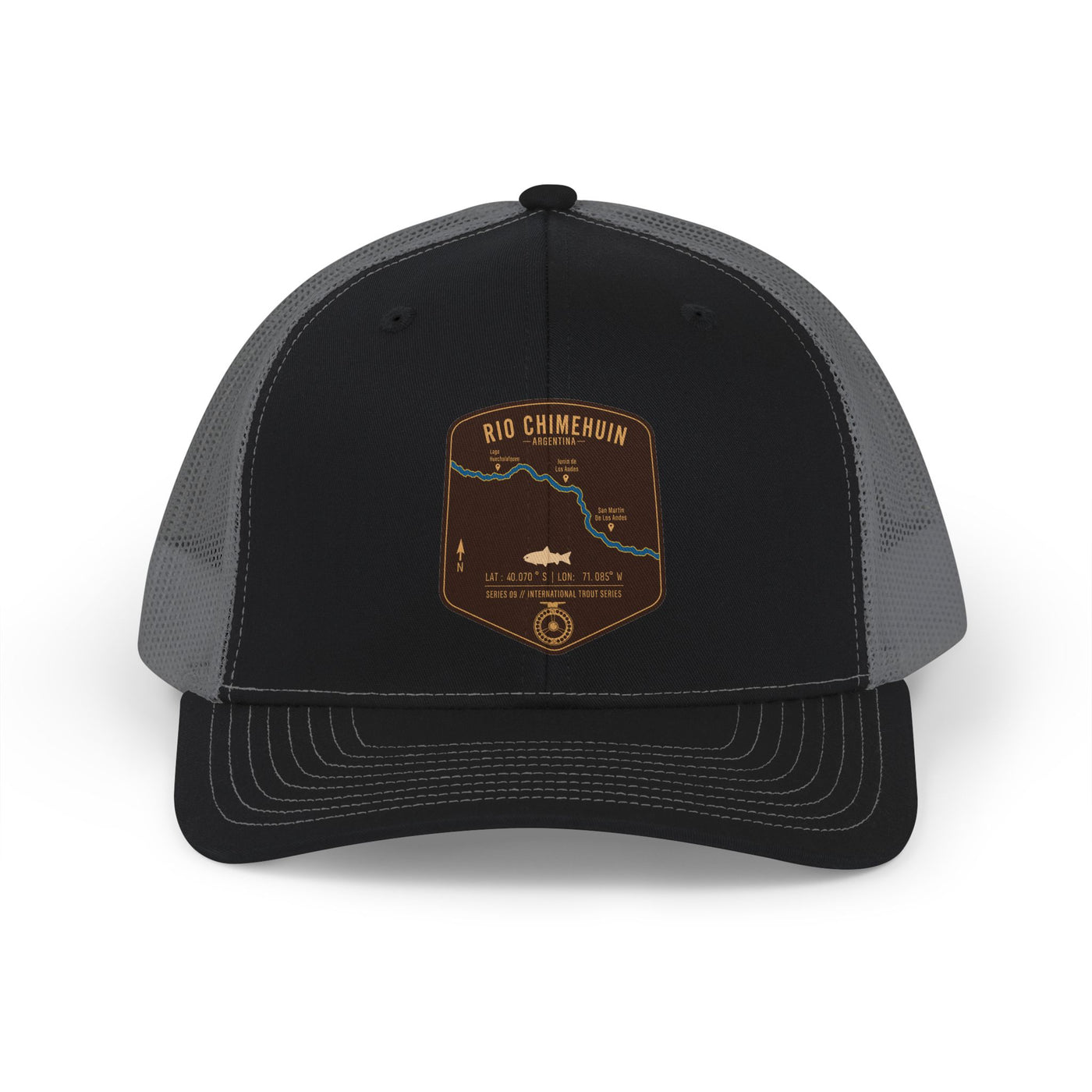 Global Series - Chimehuin River Argentina Fishing Map Trucker Hat | Richardson 112