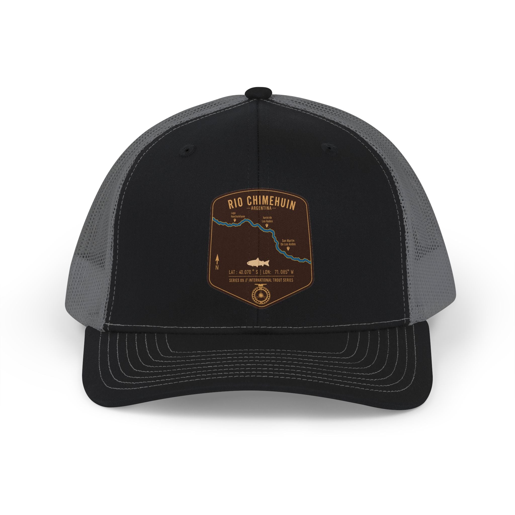 Global Series - Chimehuin River Argentina Fishing Map Trucker Hat | Richardson 112