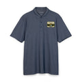Learning to Fly (Fish) Fishing Map Polo | Port Authority® Fine Pique Blend