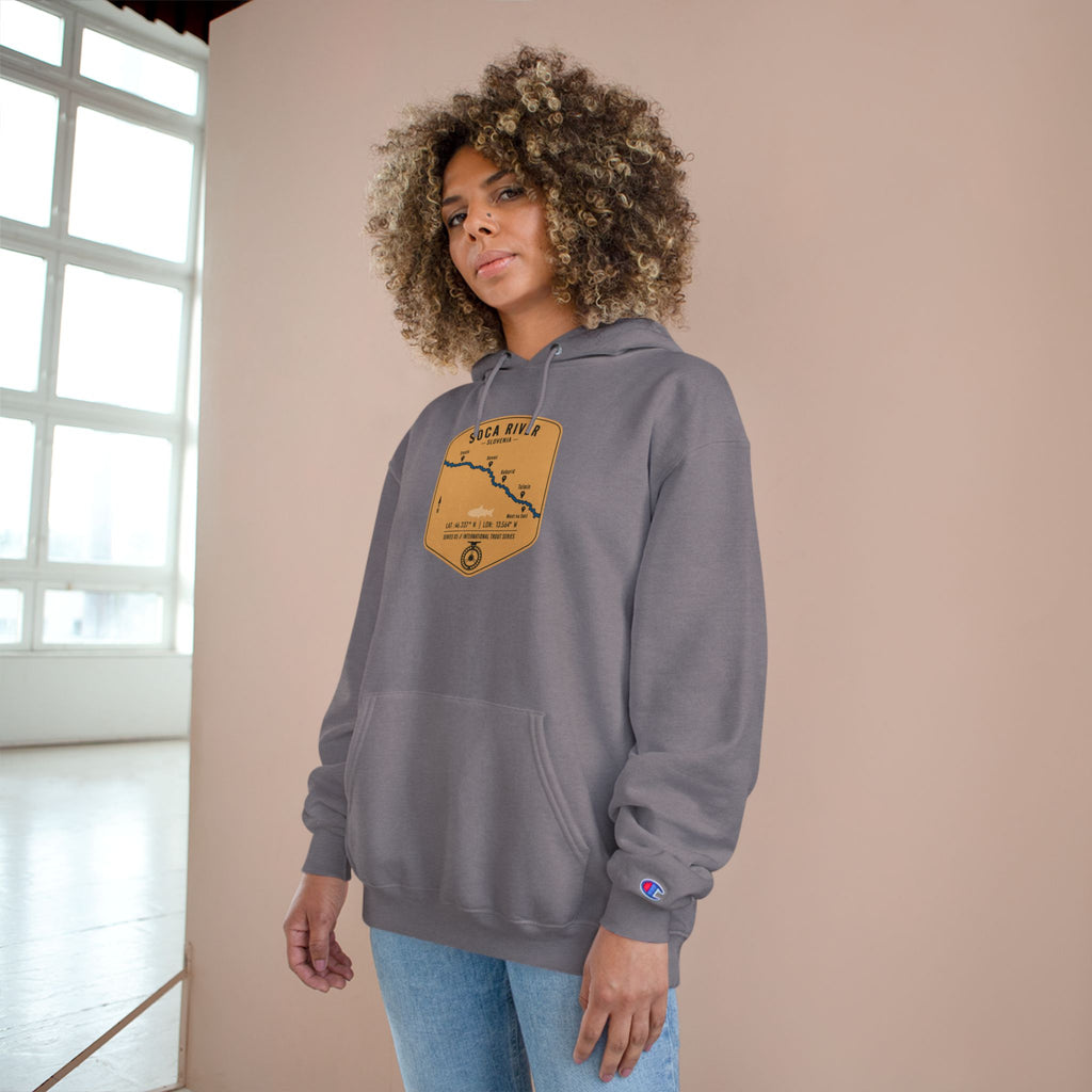 Global Series - Soca River Slovenia Patch Graphic Hoodie | Outdoor Adventure
