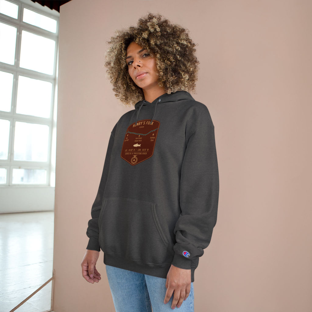 Henry's Fork Patch Graphic Hoodie | Outdoor Adventure