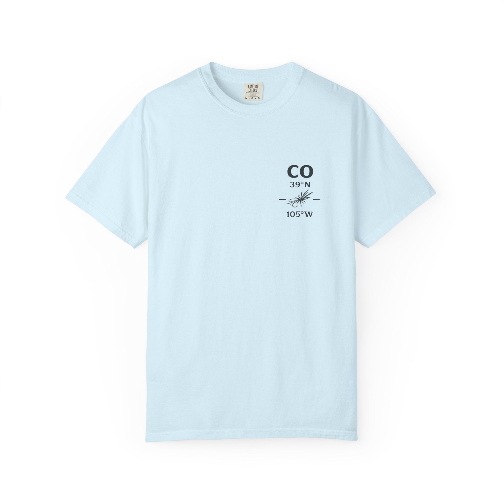 Colorado - State Fly Fishing Badge — Rugged Cotton Tee