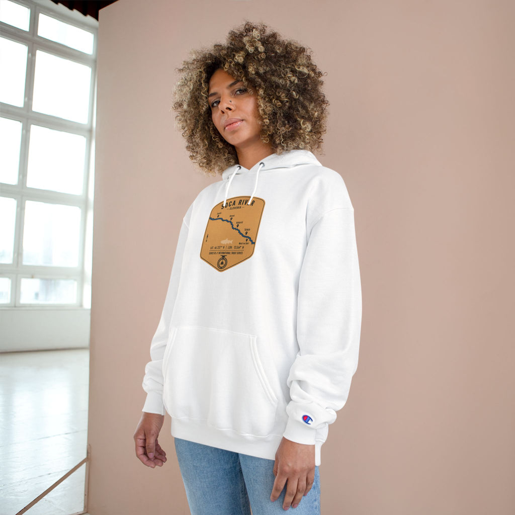Global Series - Soca River Slovenia Patch Graphic Hoodie | Outdoor Adventure