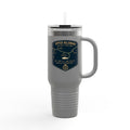 Upper Delaware Fishing Badge Travel Mug | 40oz Insulated Tumbler