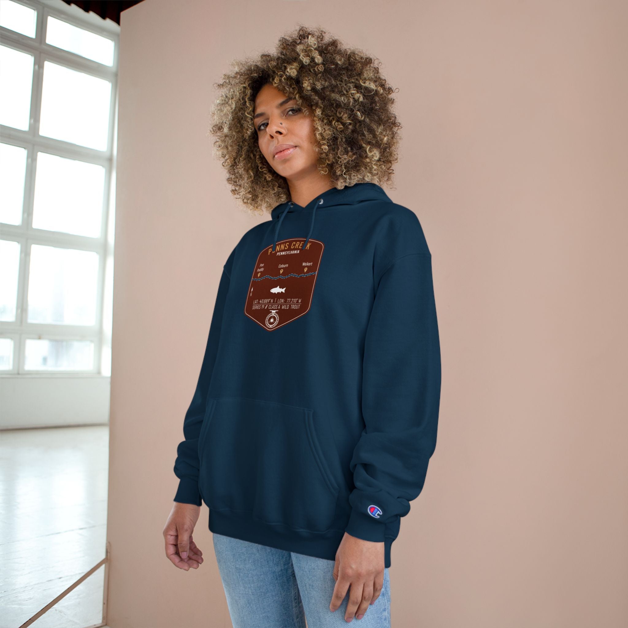 Penns Creek Patch Graphic Hoodie | Outdoor Adventure