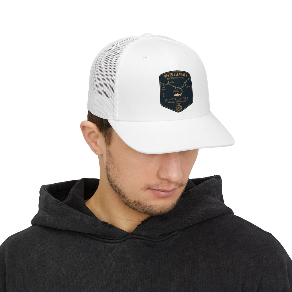 Upper Delaware Fishing Map Trucker Hat | Richardson 112