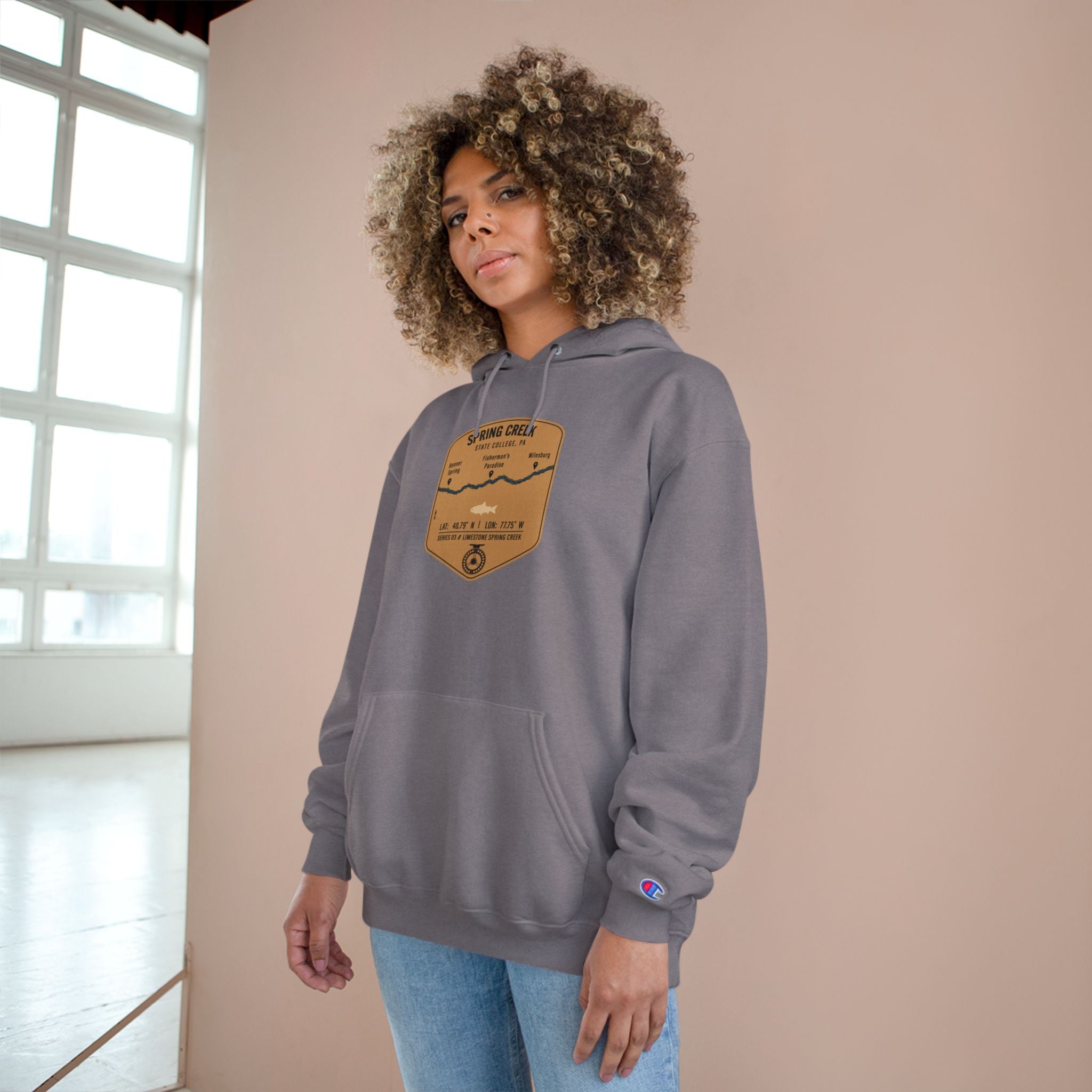 Spring Creek Patch Graphic Hoodie | Outdoor Adventure