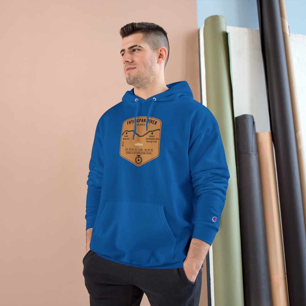 Fryingpan River Patch Graphic Hoodie | Outdoor Adventure