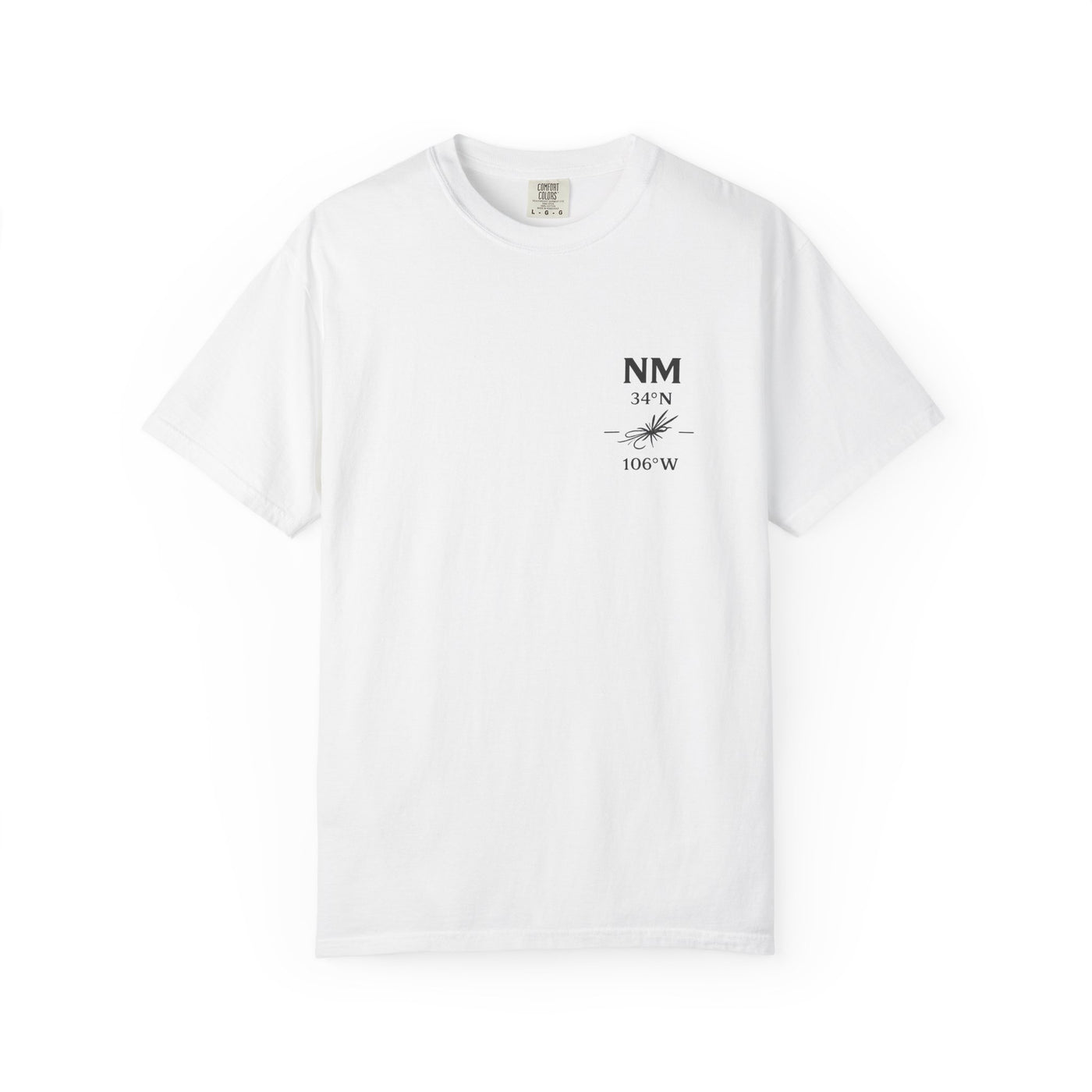 New Mexico - State Fly Fishing Badge — Rugged Cotton Tee
