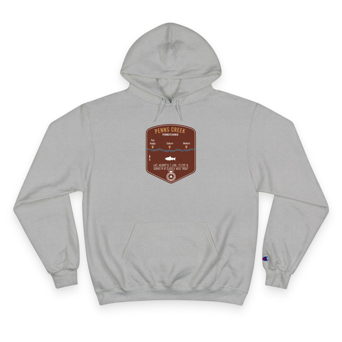 Penns Creek Patch Graphic Hoodie | Outdoor Adventure