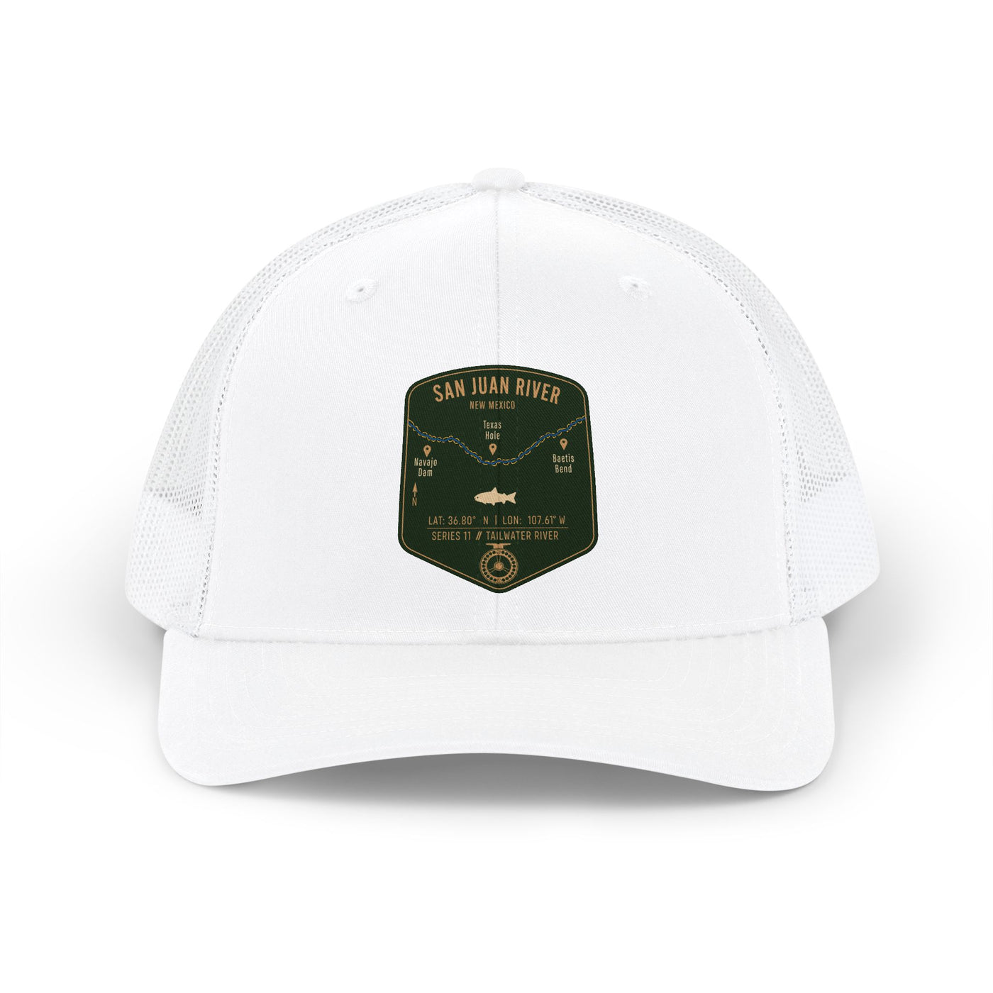 San Juan River Fishing Map Trucker Hat | Richardson 112