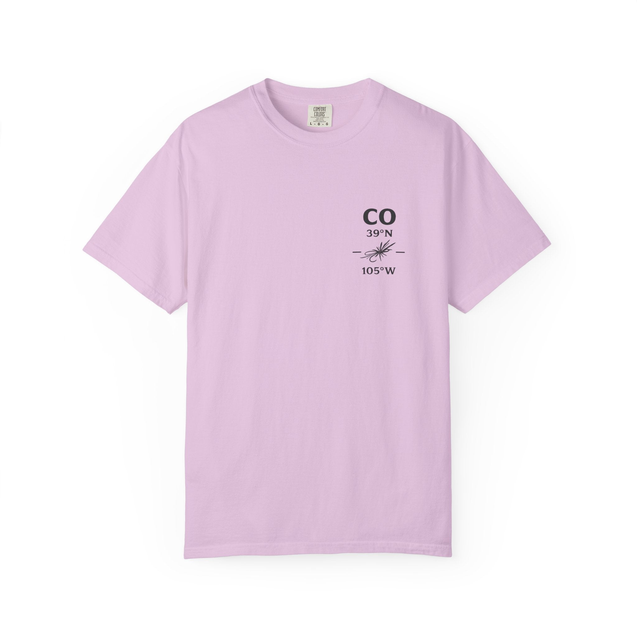 Colorado - State Fly Fishing Badge — Rugged Cotton Tee