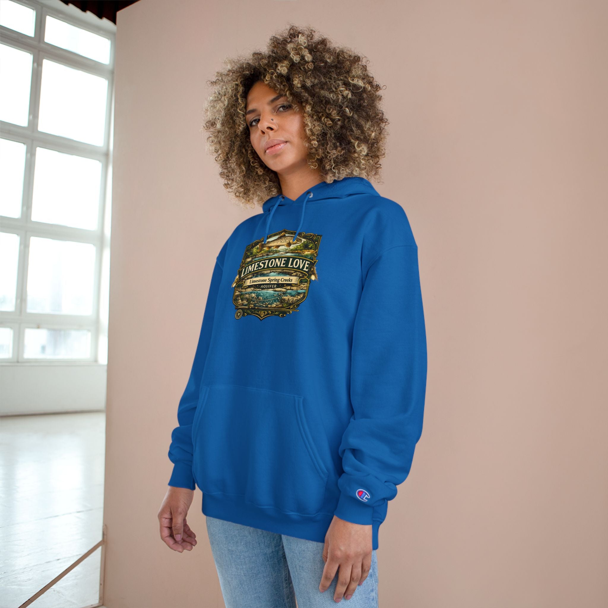 Limestone Love Patch Graphic Hoodie | Outdoor Adventure
