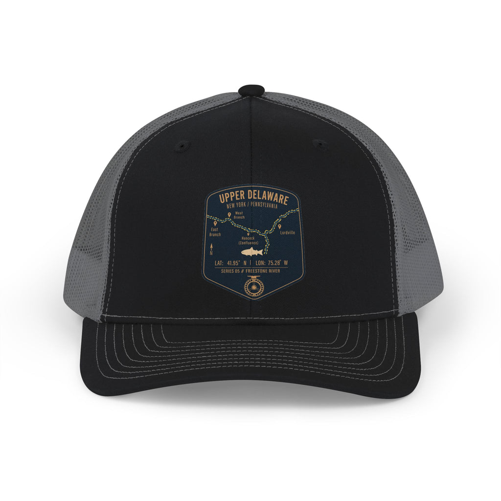 Upper Delaware Fishing Map Trucker Hat | Richardson 112