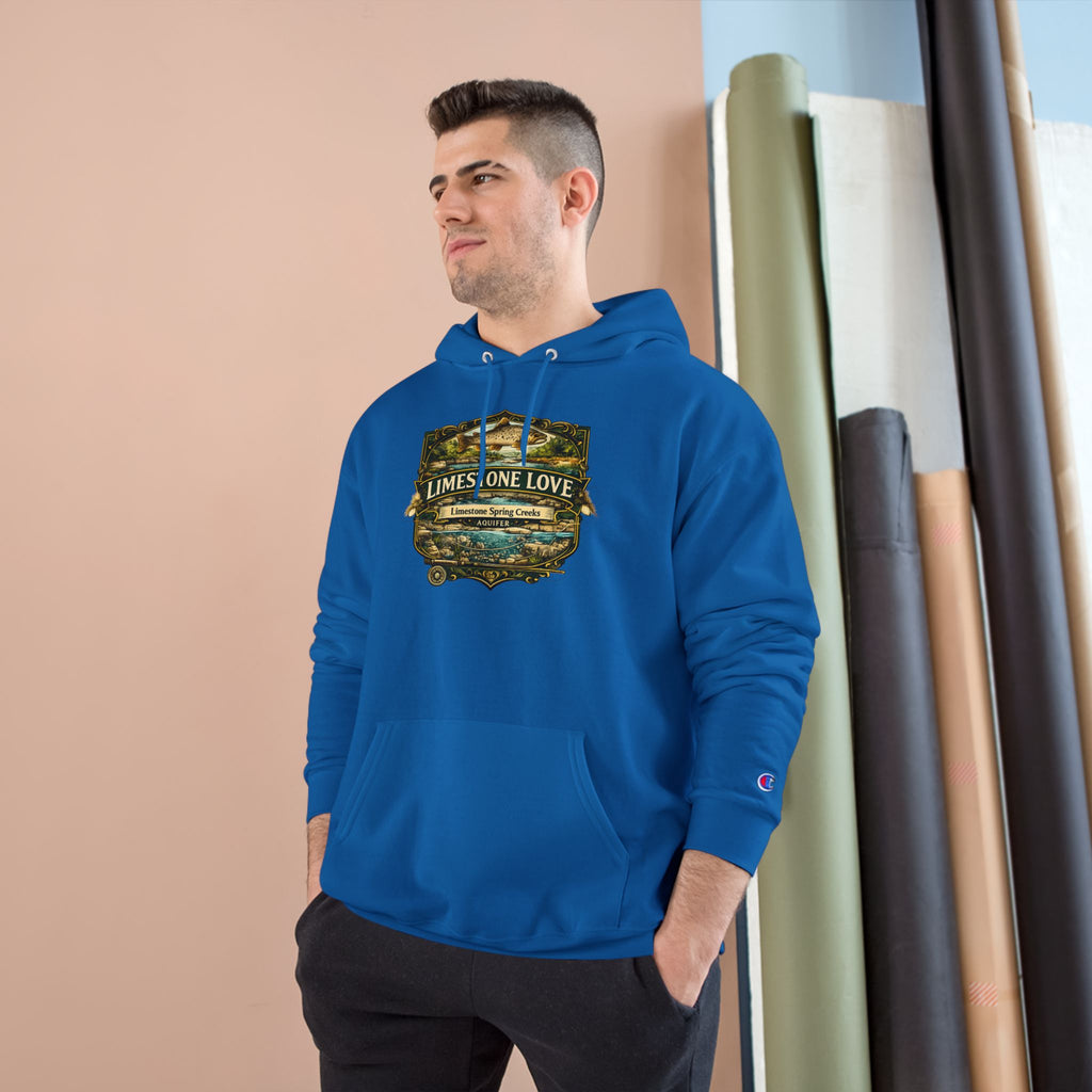 Limestone Love Patch Graphic Hoodie | Outdoor Adventure