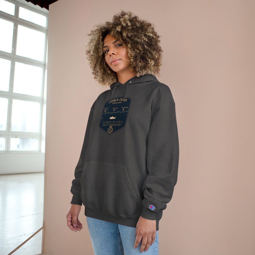 French Creek Patch Graphic Hoodie | Outdoor Adventure