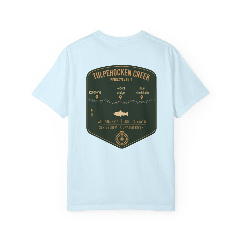 Tulpehocken Creek Pennsylvania Fly Fishing T-Shirt - Vintage Tailwater Trout Angler Tee - Blue Marsh Lake & Rebers Bridge Gift