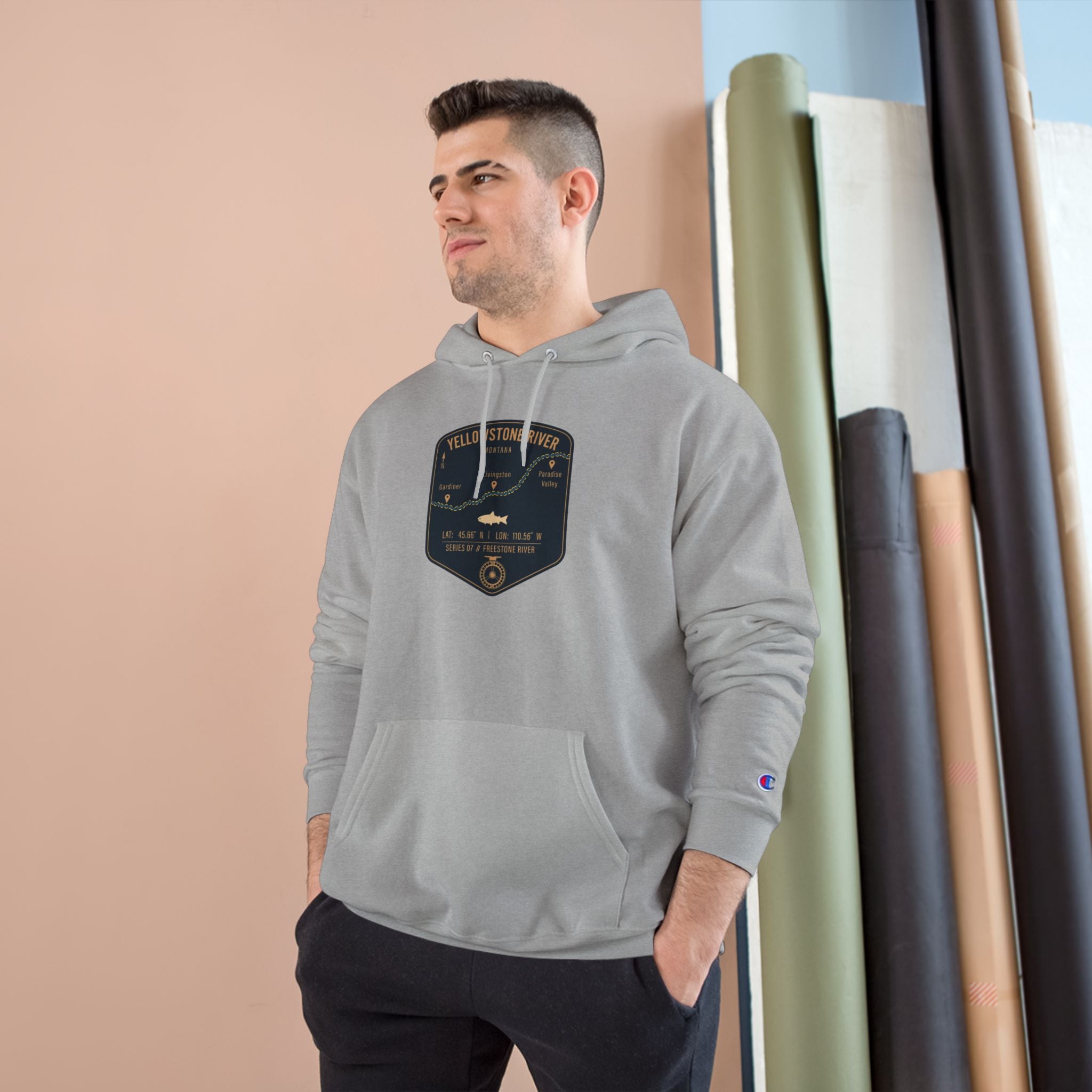 Yellowstone Patch Graphic Hoodie | Outdoor Adventure