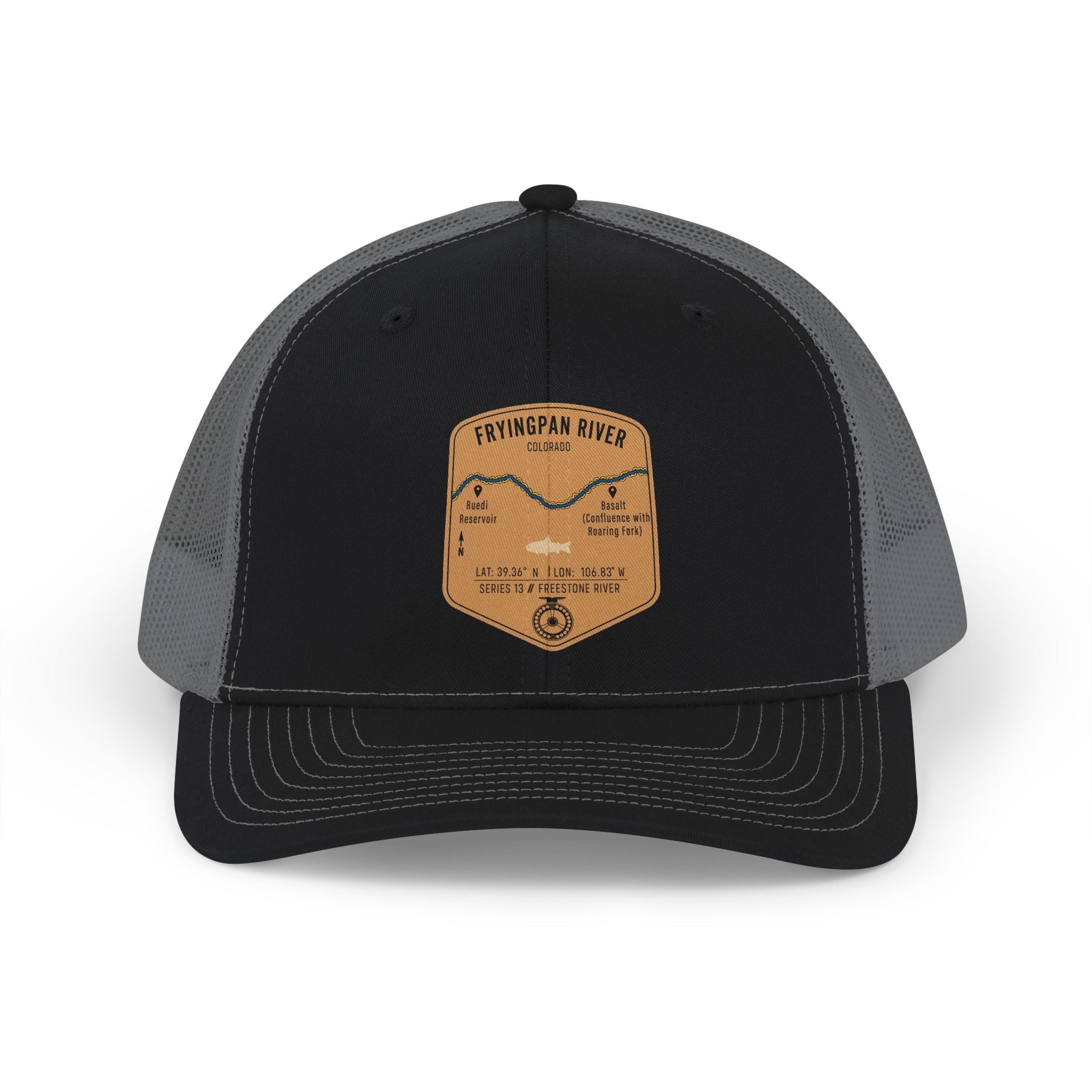 Fryingpan River Fishing Map Trucker Hat | Richardson 112