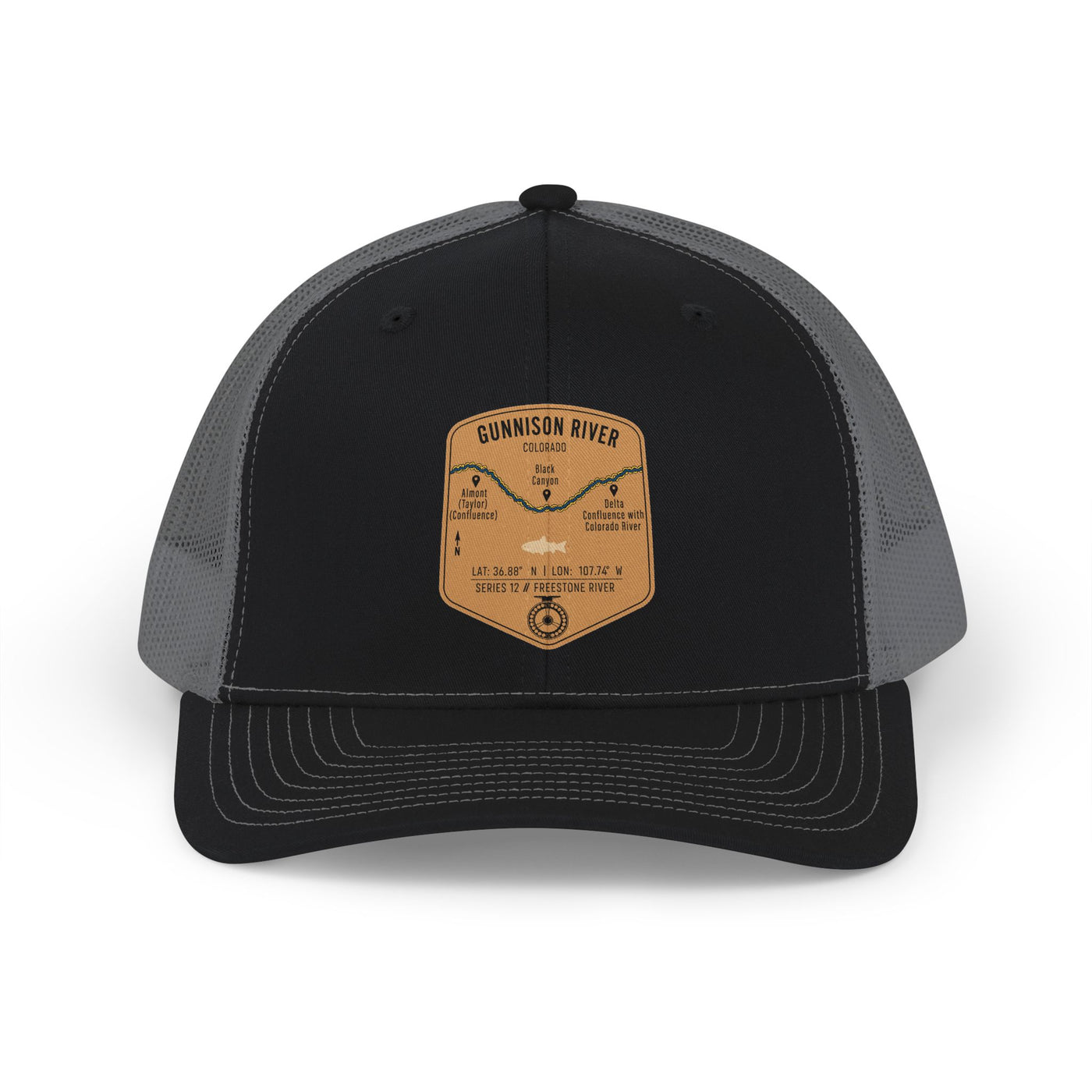 Gunnison River Fishing Map Trucker Hat | Richardson 112