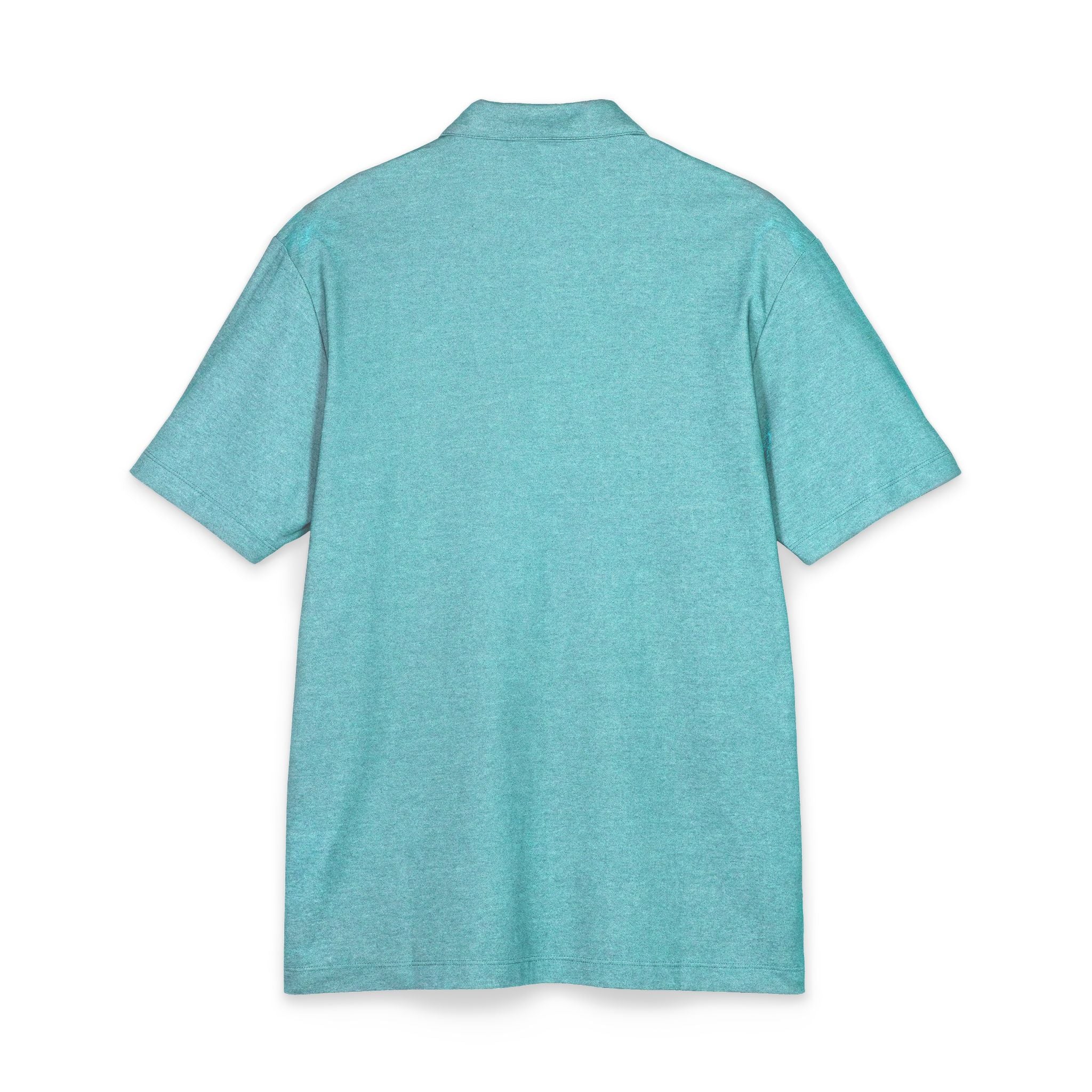 Yellowstone River Fishing Map Polo | Port Authority® Fine Pique Blend