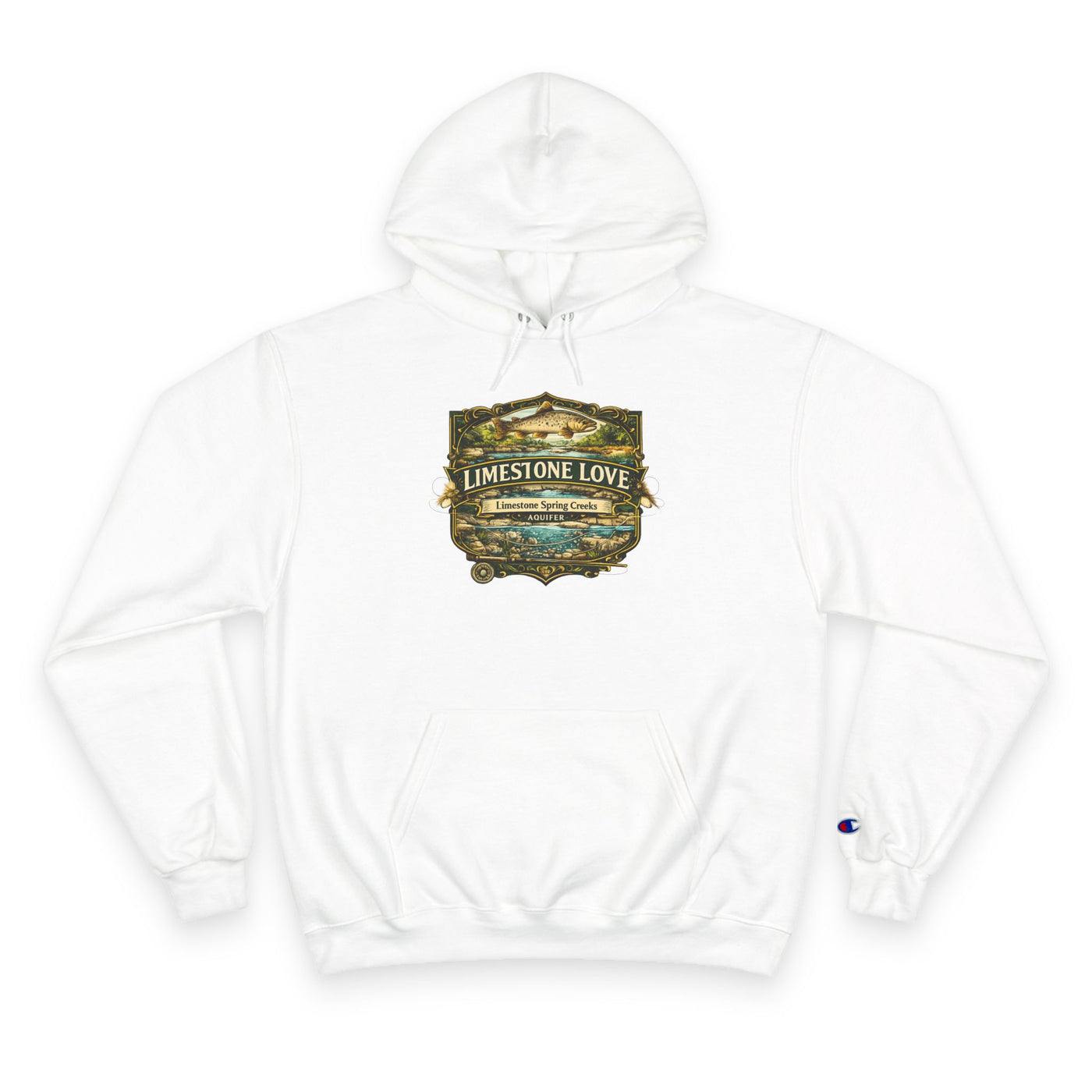 Limestone Love Patch Graphic Hoodie | Outdoor Adventure