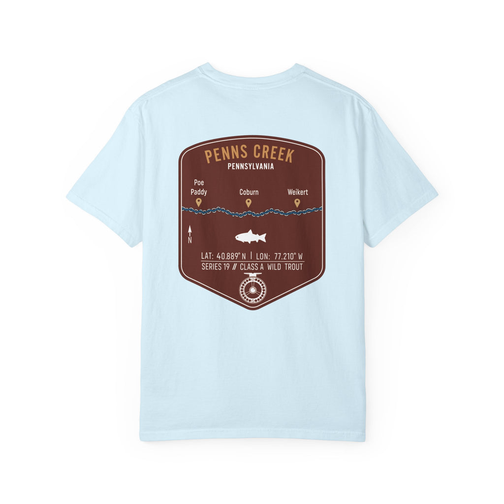 Penns Creek PA Fly Fishing T-Shirt - Vintage Class A Wild Trout Angler Design - Poe Paddy & Coburn Pennsylvania Outdoor Adventure Tee