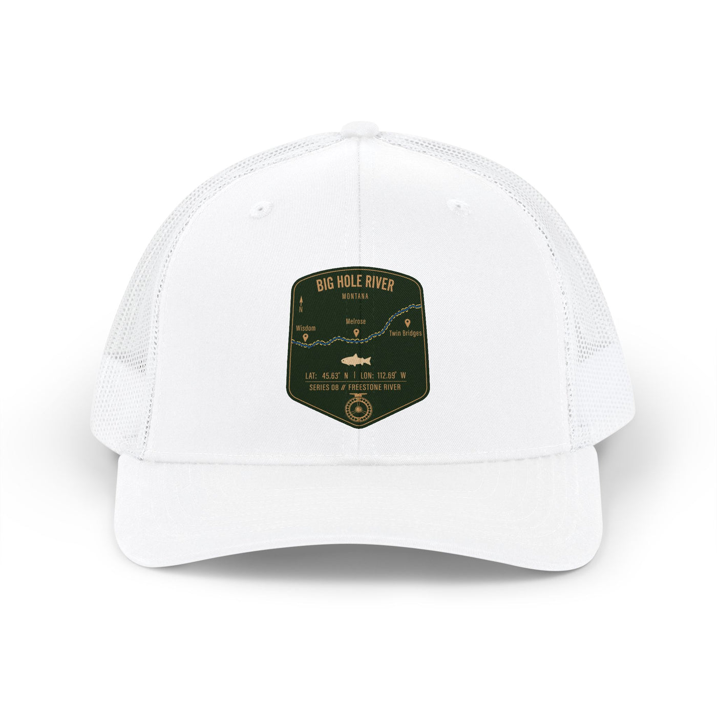 Big Hole River Fishing Map Trucker Hat | Richardson 112