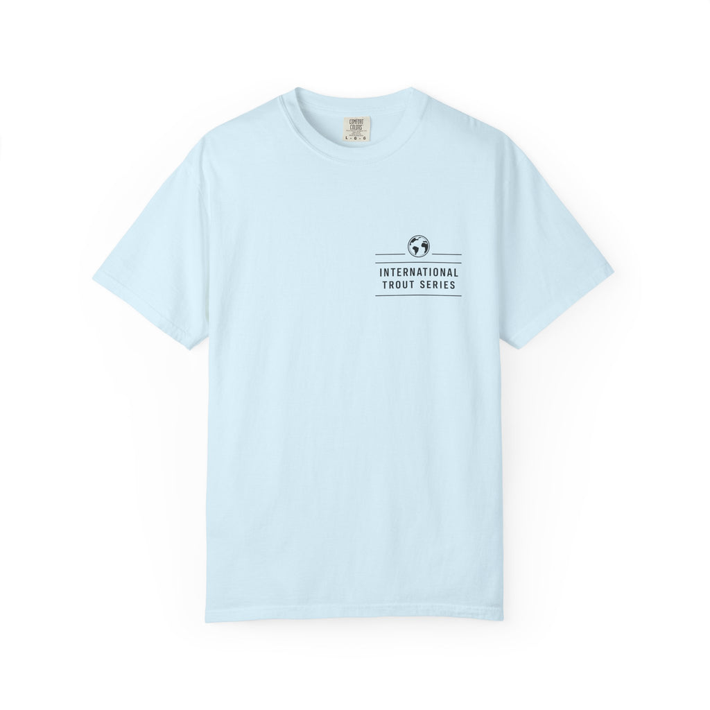 Limay River Argentina Fly Fishing T-Shirt - Patagonia Trout Series Vintage Graphic Tee - Premium Gift for Anglers and Adventure Travelers