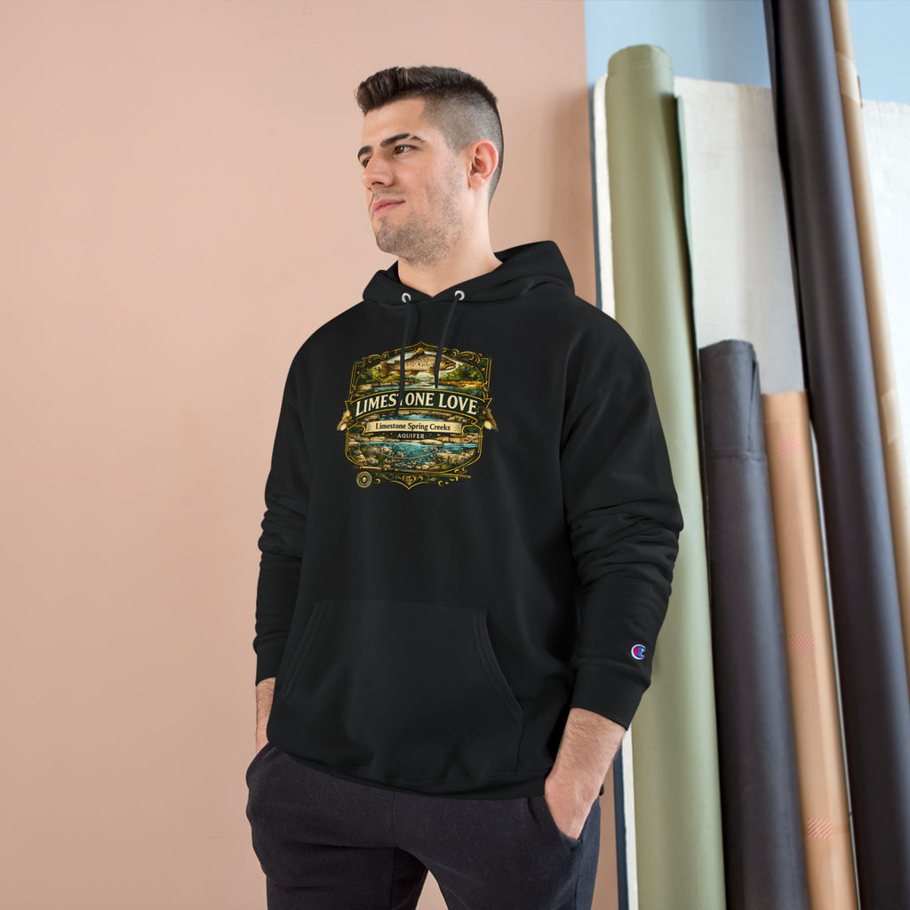 Limestone Love Patch Graphic Hoodie | Outdoor Adventure