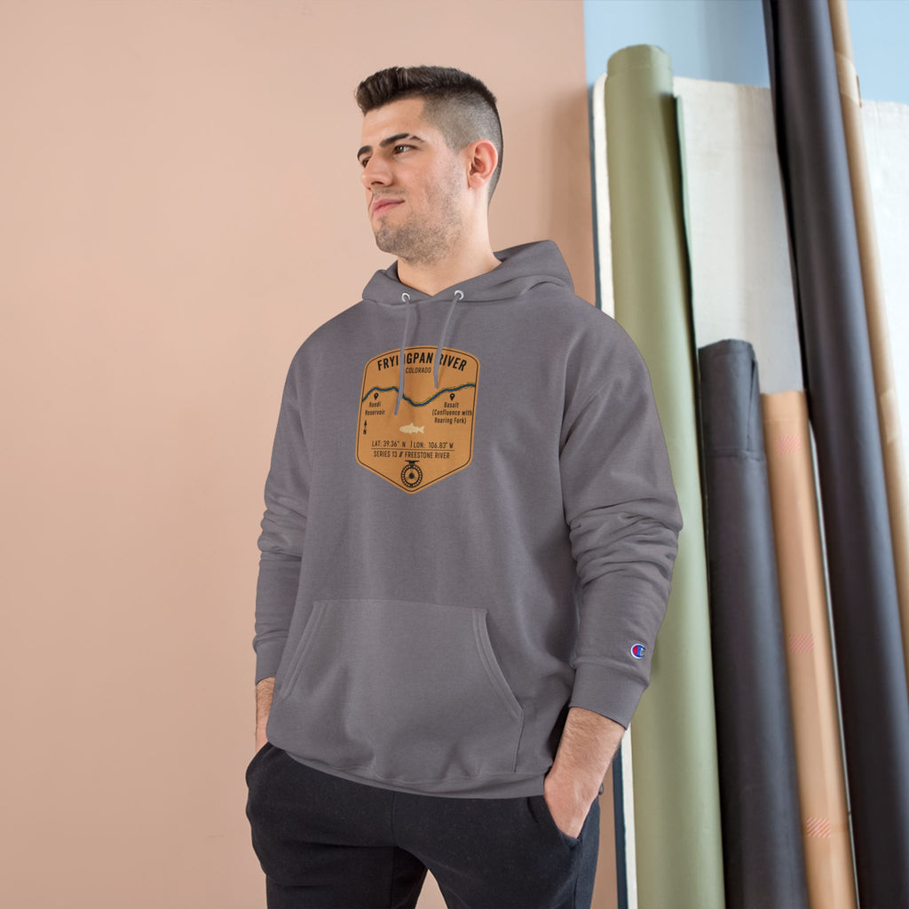 Fryingpan River Patch Graphic Hoodie | Outdoor Adventure