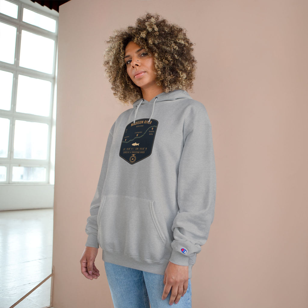 Madison River Patch Graphic Hoodie | Outdoor Adventure