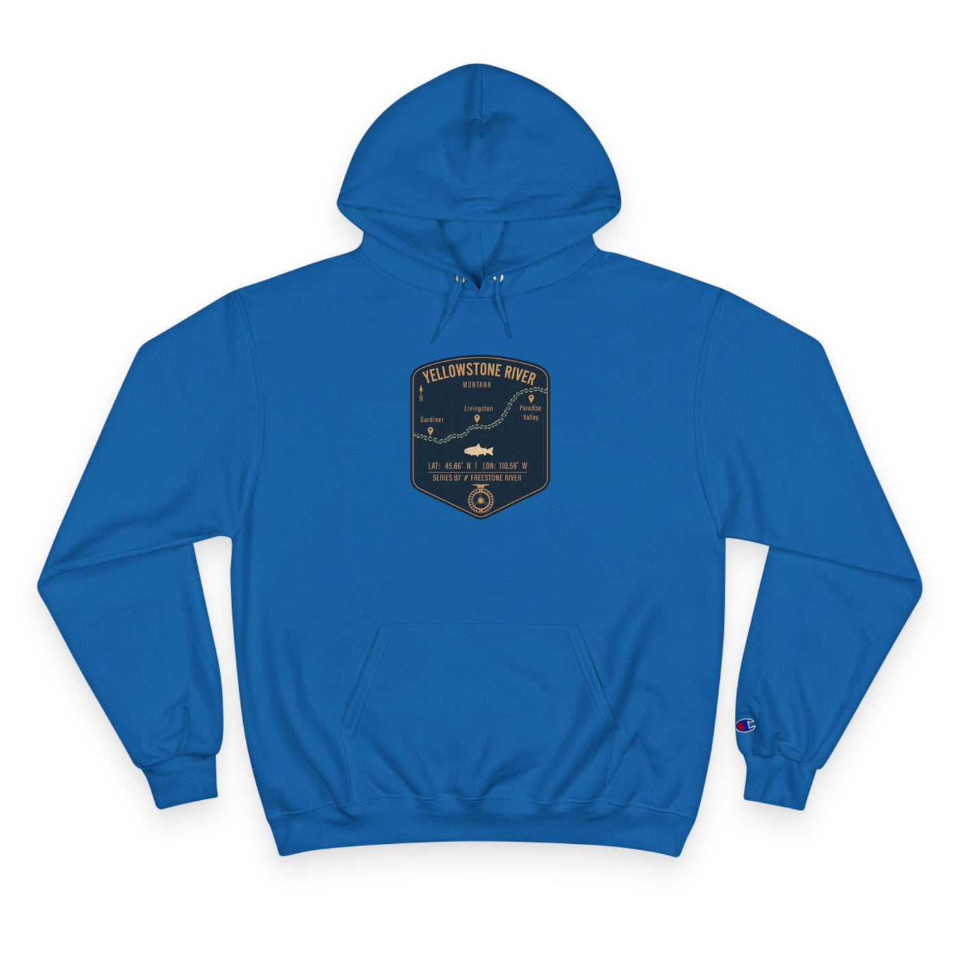 Yellowstone Patch Graphic Hoodie | Outdoor Adventure