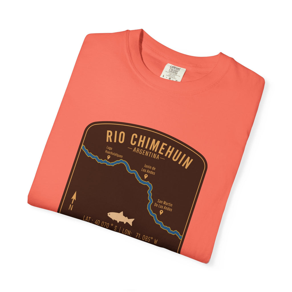 Global Series - Chimehuin River Argentina Fishing Map | Rugged Cotton Trout Tee