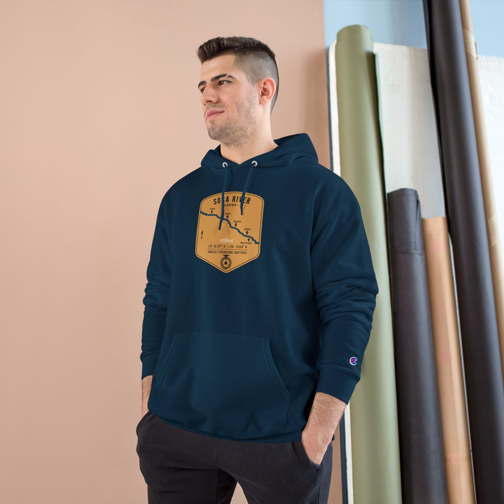 Global Series - Soca River Slovenia Patch Graphic Hoodie | Outdoor Adventure
