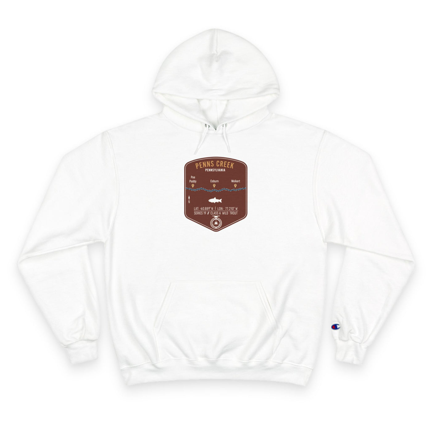 Penns Creek Patch Graphic Hoodie | Outdoor Adventure