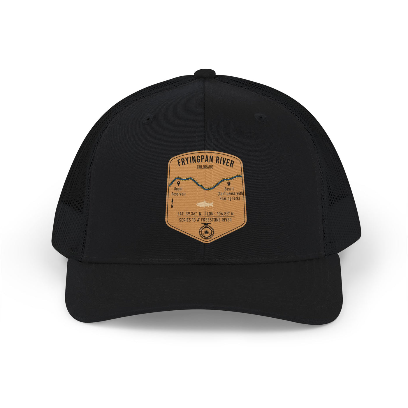 Fryingpan River Fishing Map Trucker Hat | Richardson 112