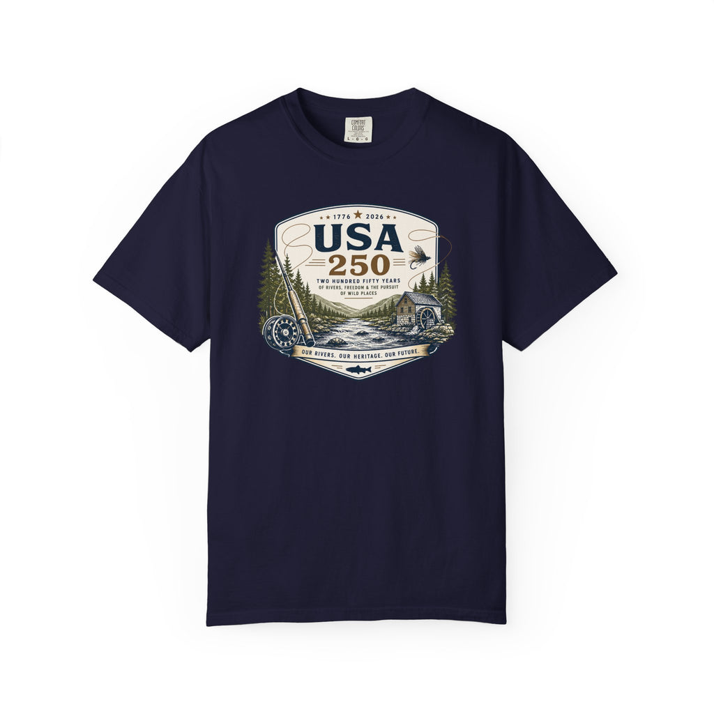 USA 250 River Heritage | Light Badge Rugged Cotton Tee