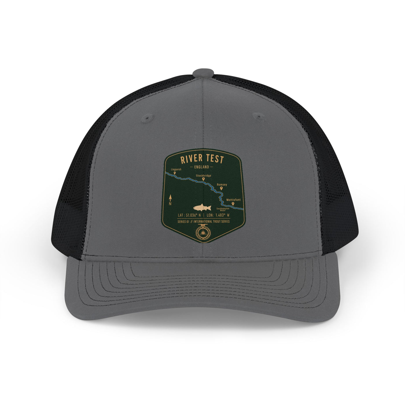 Global Series - River Test England Fishing Map Trucker Hat | Richardson 112