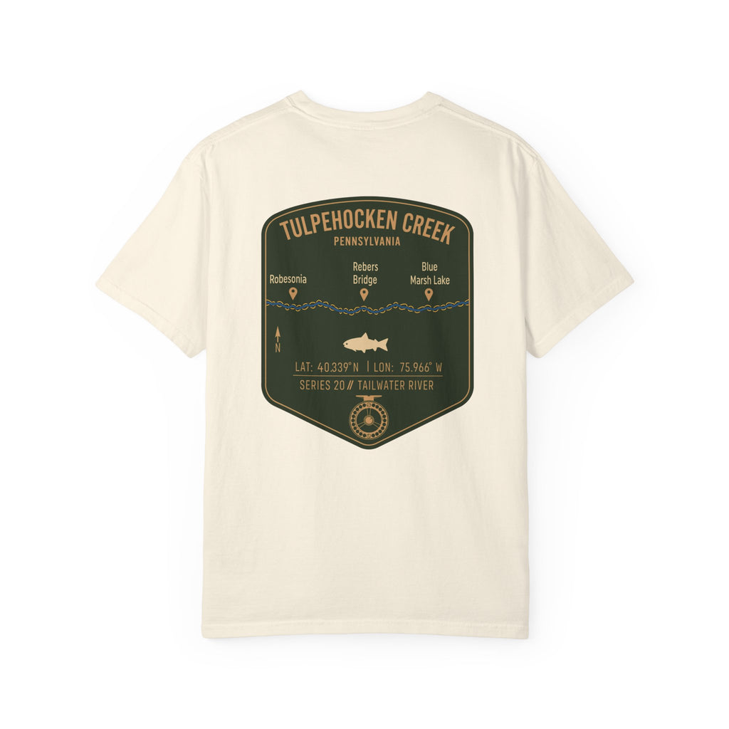 Tulpehocken Creek Pennsylvania Fly Fishing T-Shirt - Vintage Tailwater Trout Angler Tee - Blue Marsh Lake & Rebers Bridge Gift
