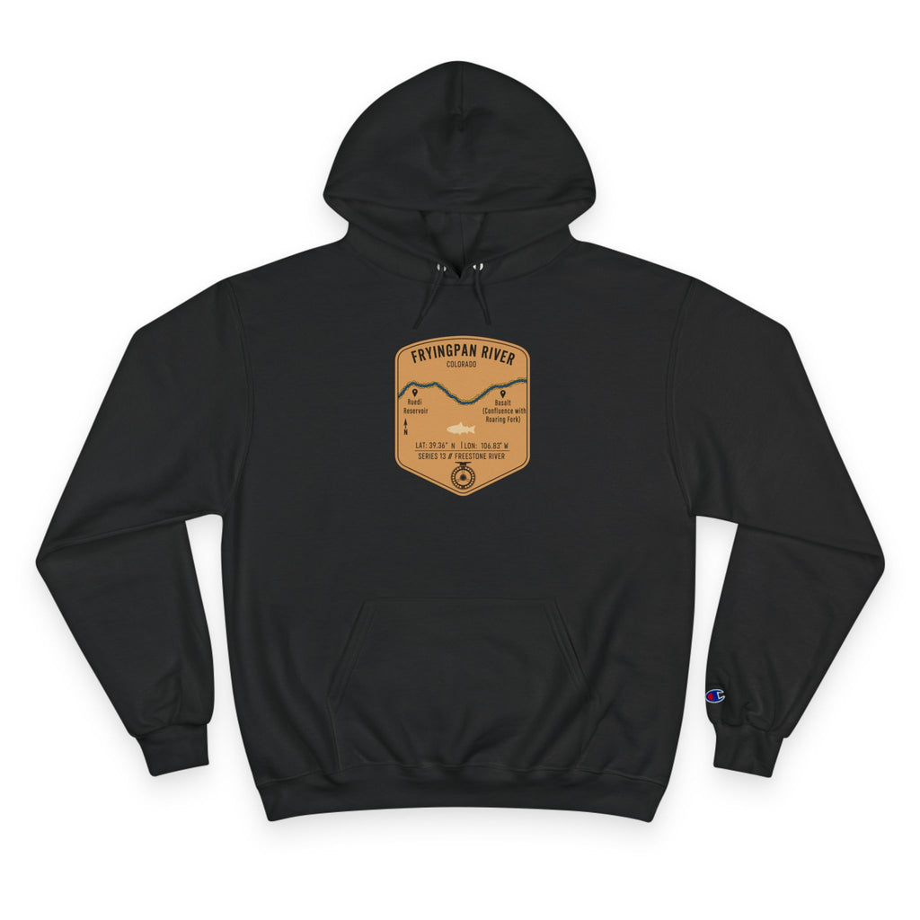 Fryingpan River Patch Graphic Hoodie | Outdoor Adventure