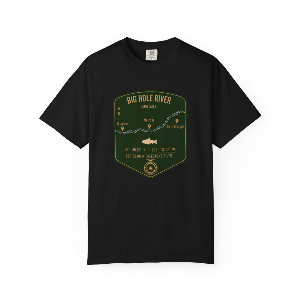 Big Hole River Fishing Map | Rugged Cotton Trout Tee