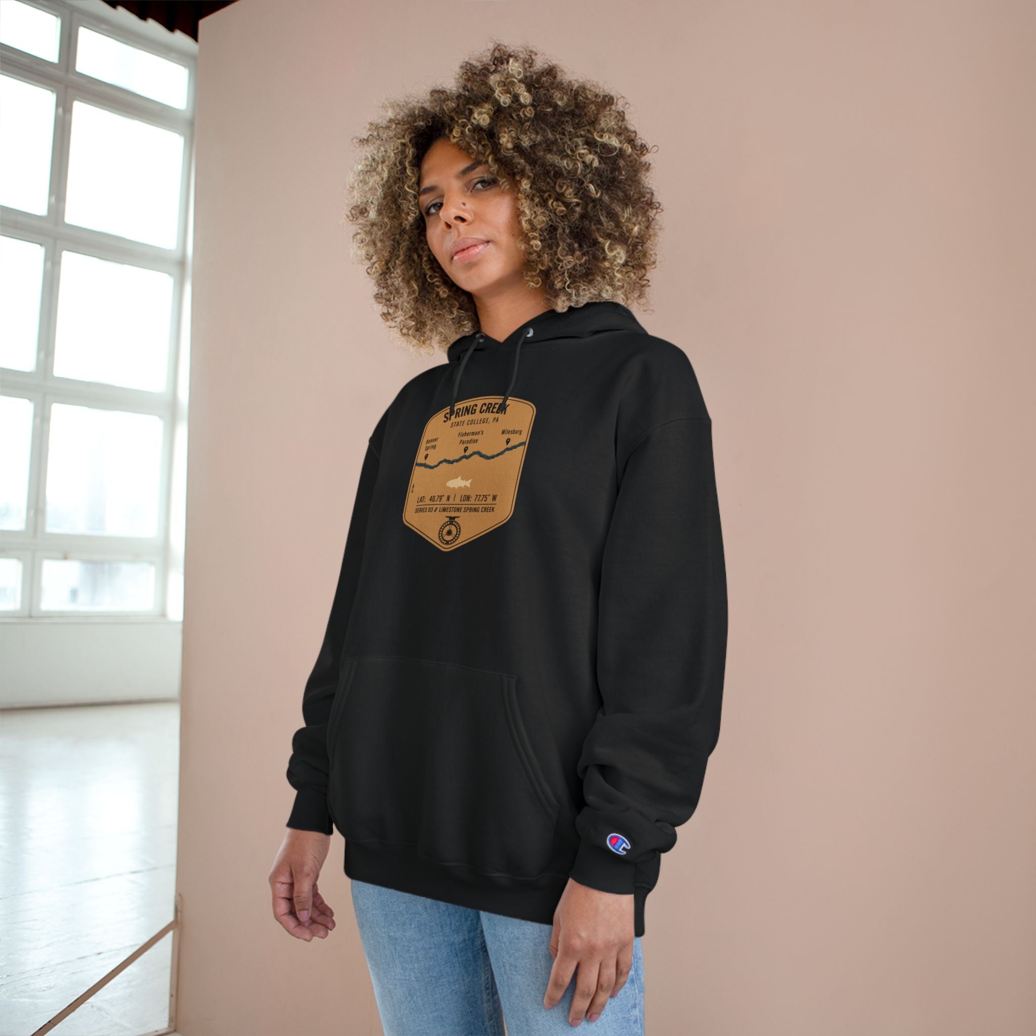 Spring Creek Patch Graphic Hoodie | Outdoor Adventure