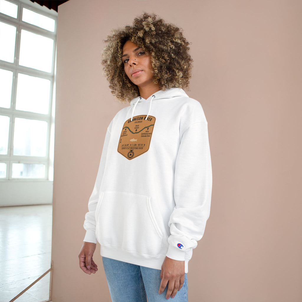 Gunnison River Patch Graphic Hoodie | Outdoor Adventure