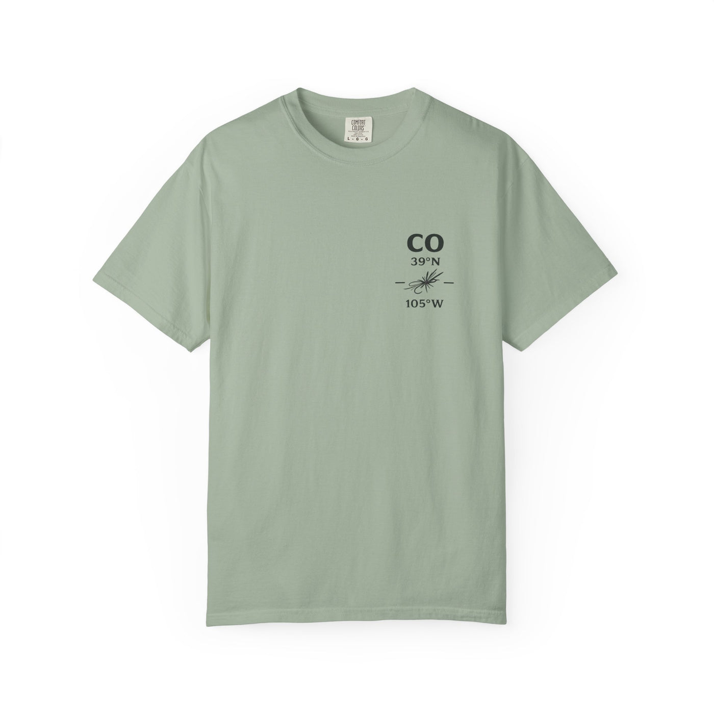 Fryingpan River Colorado Fly Fishing T-Shirt - Vintage Map Graphic - Basalt & Ruedi Reservoir Trout Fishing Tee